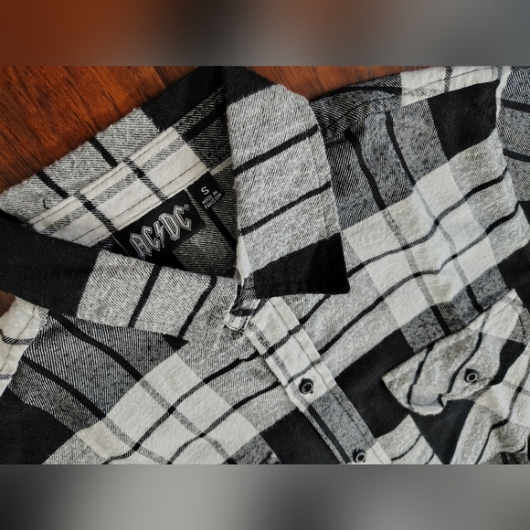 AC/DC Plaid Long Sleeve Shirt - Picture 3 of 5